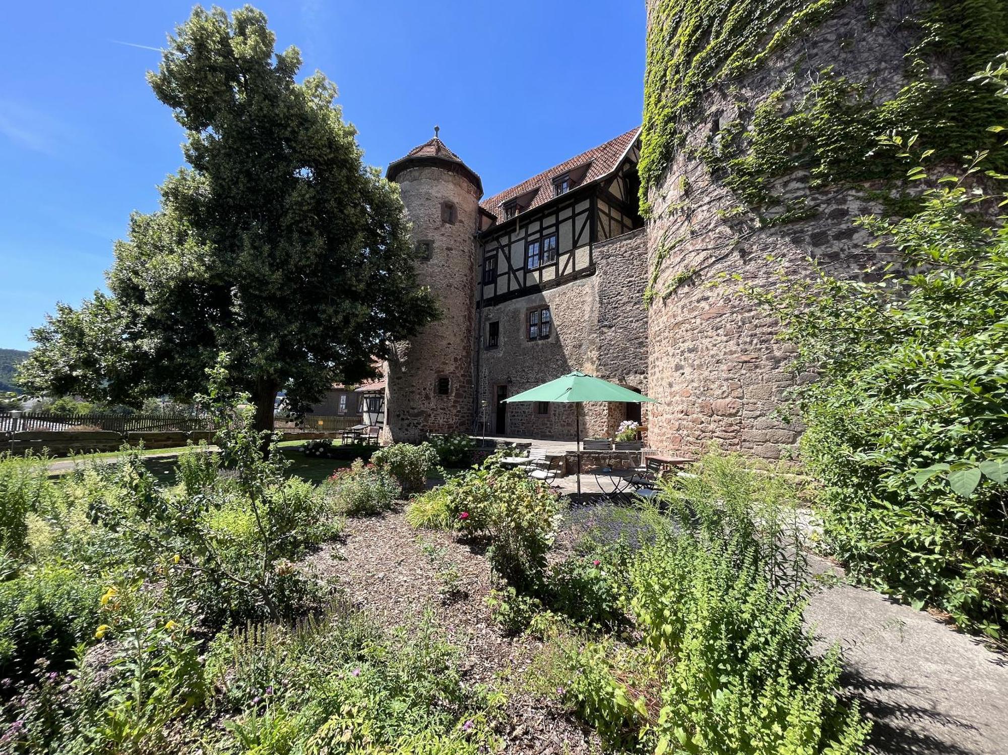 Graefin Anna - Design-Apartment In Der Historischen Hinterburg Schlitz - Nahe Fulda Und Bad Hersfeld Eksteriør billede